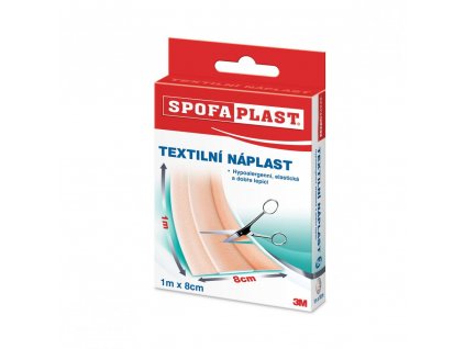 Spofaplast - Náplast textilní elastická 8cm x 1m