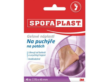 Spofaplast - Gelové náplasti na puchýře na patách - 4ks