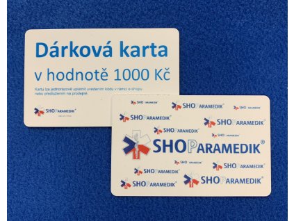 Dárková karta - 1000 Kč