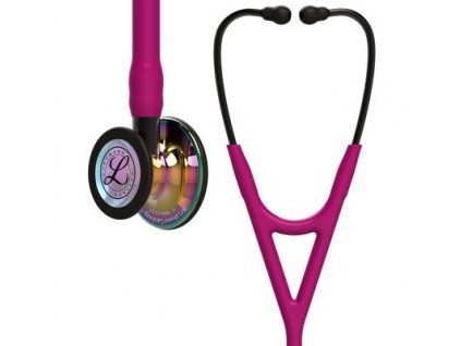 cardiology iv 6241 high polish rainbow finish raspberry tube smoke stem and smoke headset (1)