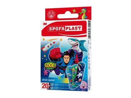 spofaplast 118 kids plasters assorted 20 pack clip