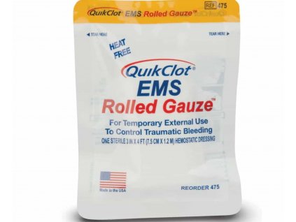 quikclot ems gauze rolled