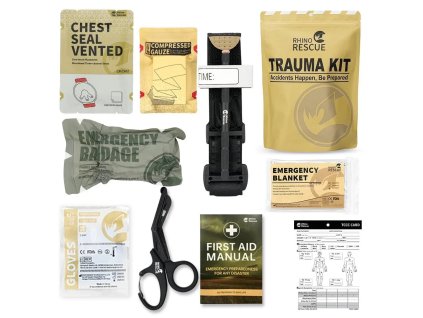 rhino rescue ifak refill 7pcs first aid kit 6093276