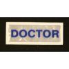 Reflexní nášivka DOCTOR 5x13cm