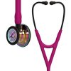 cardiology iv 6241 high polish rainbow finish raspberry tube smoke stem and smoke headset (1)