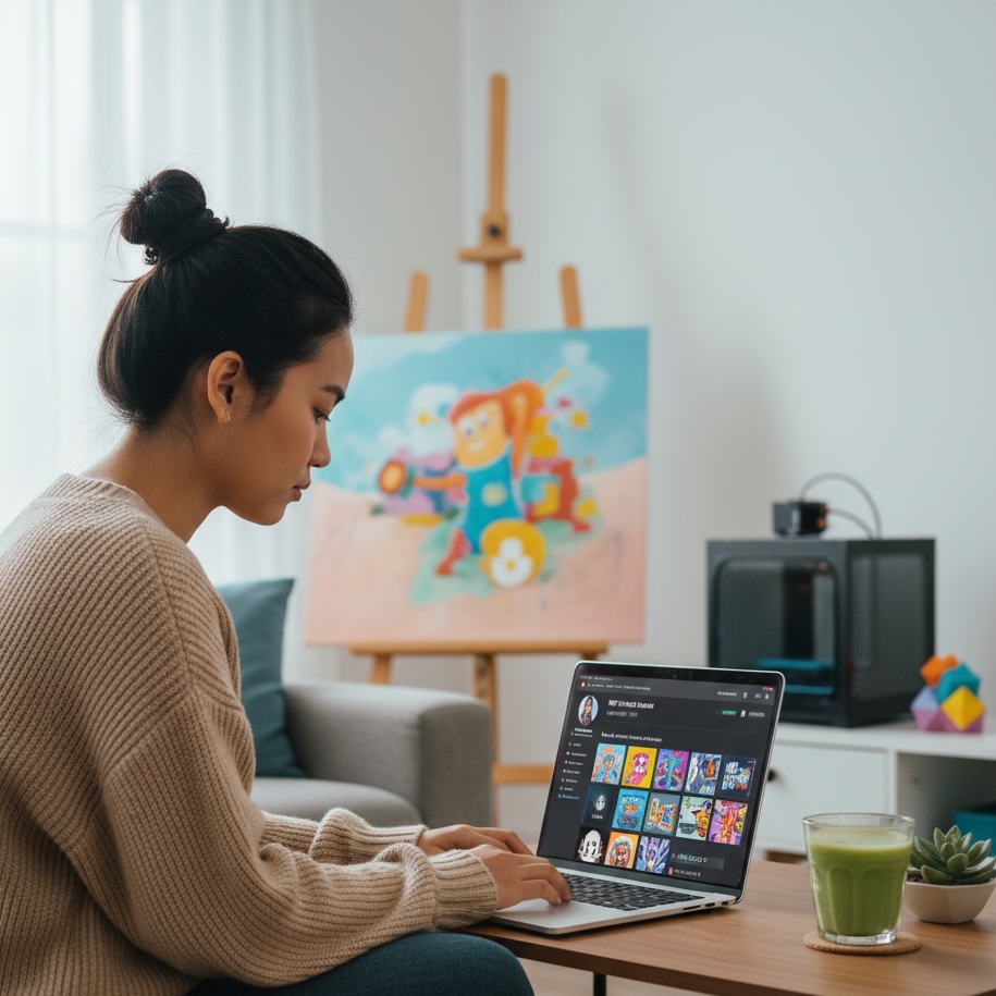 Jak prodávat umění bez galerie: nové modely pro digitální tvůrce