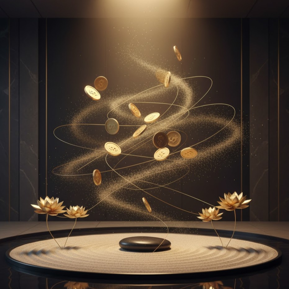 Energetika peněz: proč tvůj příjem kopíruje tvůj vnitřní klid