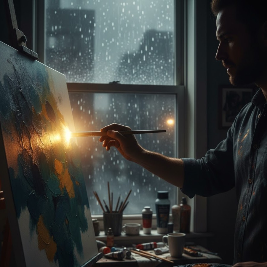 Nečekej na inspiraci: jak tvořit i ve dnech, kdy se ti nechce