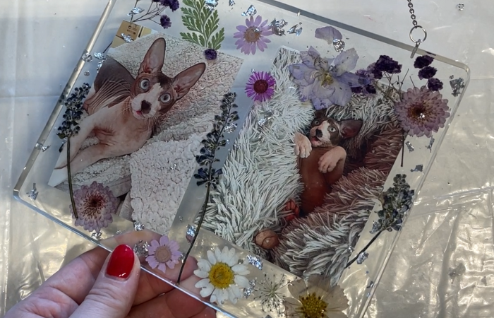 How to cast a photo in resin in six steps
