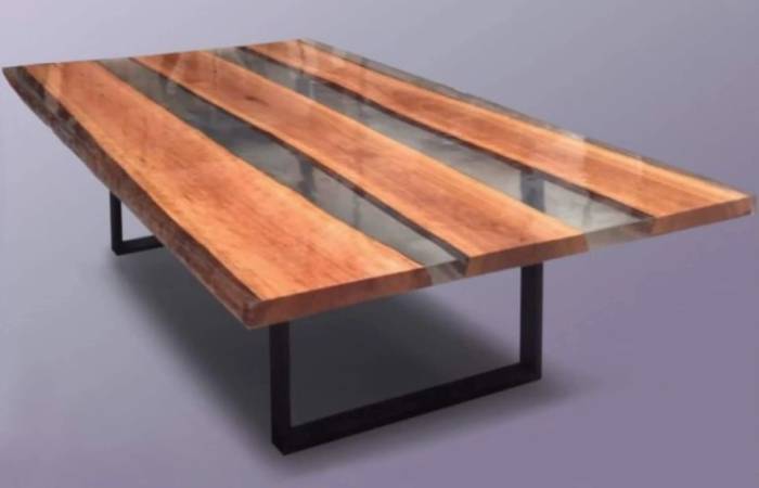 How to make a table from epoxy resin