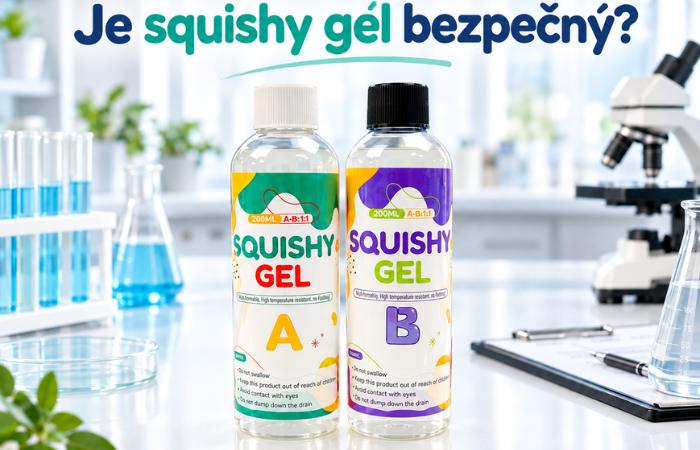 Je squishy gél bezpečný? Zodpovedáme s bezpečnostným listom v ruke