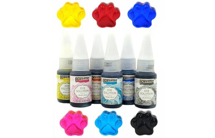 Výběr barev a pigmentů do pryskyřice