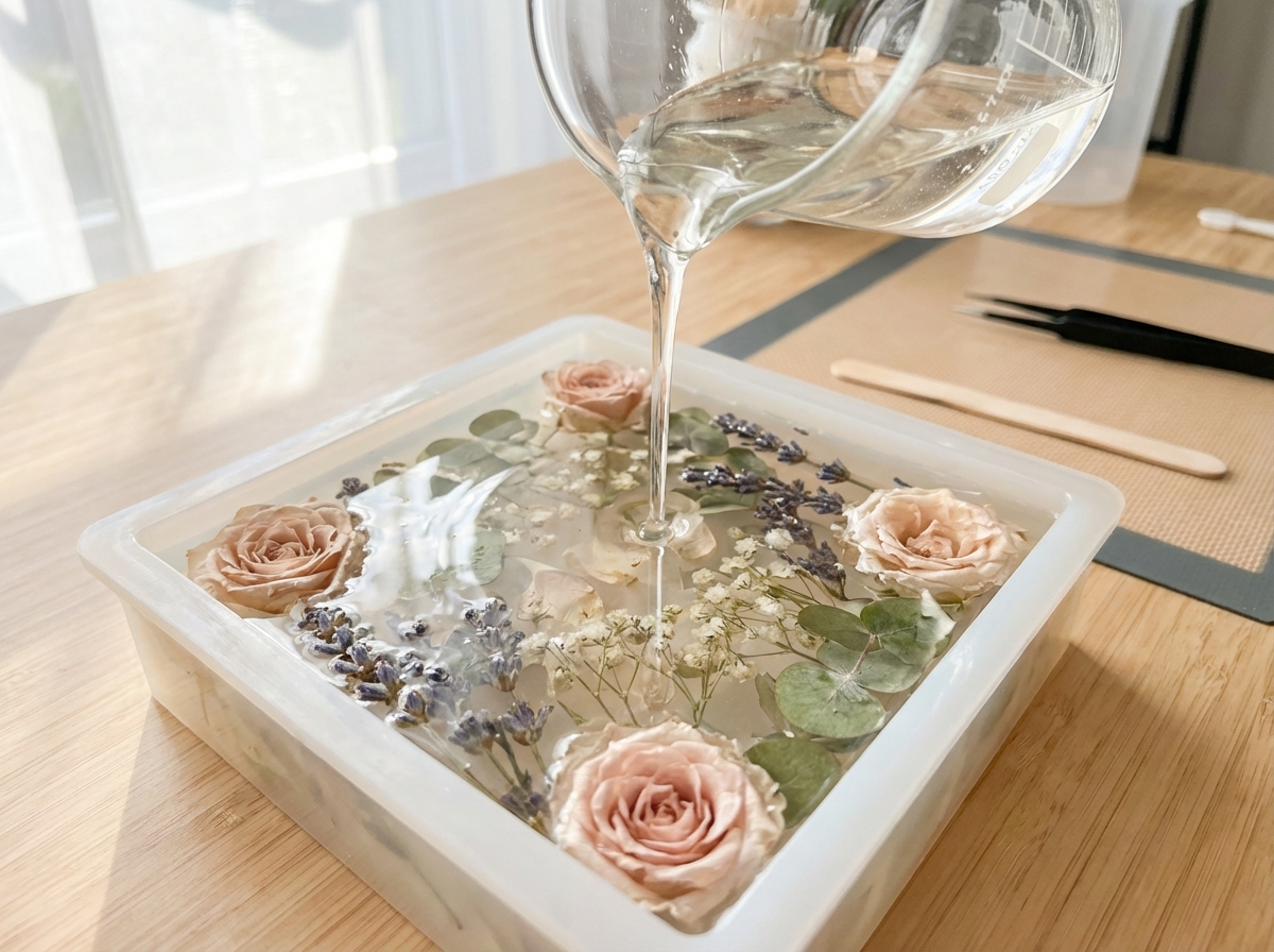 Zalévání svatební květiny