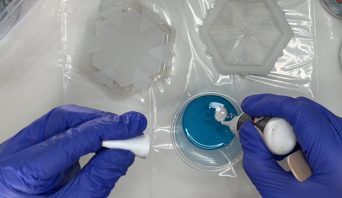 Výroba krabičky z pryskyřice