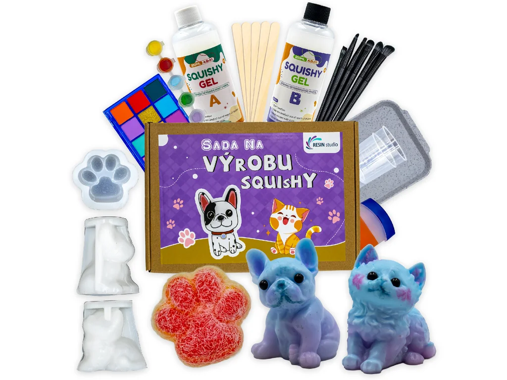 Taba squishy sada na výrobu kočičky a pejska