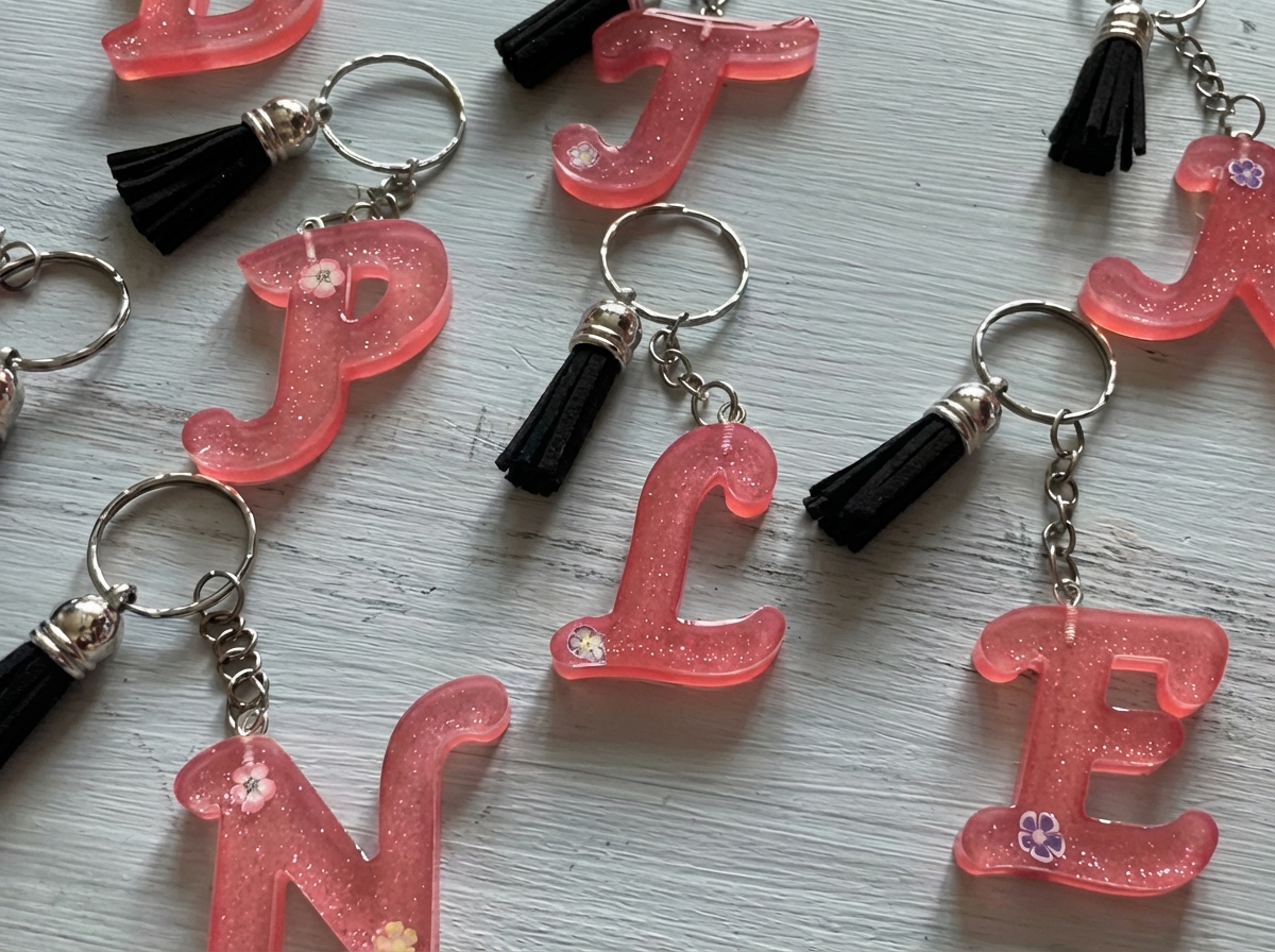 Výroba kľúčenky z živice