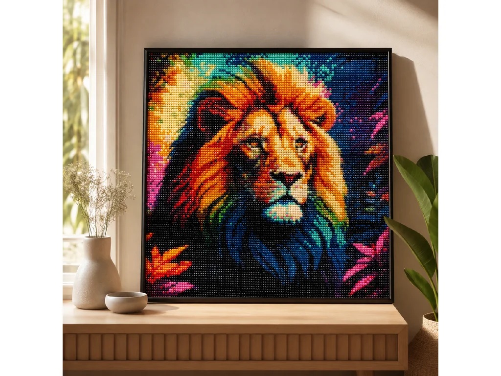 Diamond Painting – Löwe