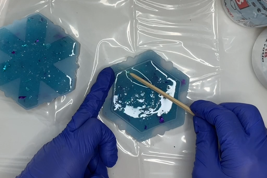 Výroba krabičky z pryskyřice