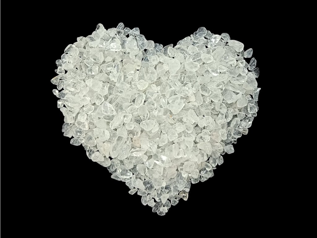 Přírodní tromlované minerály – Křišťál 3–12 mm