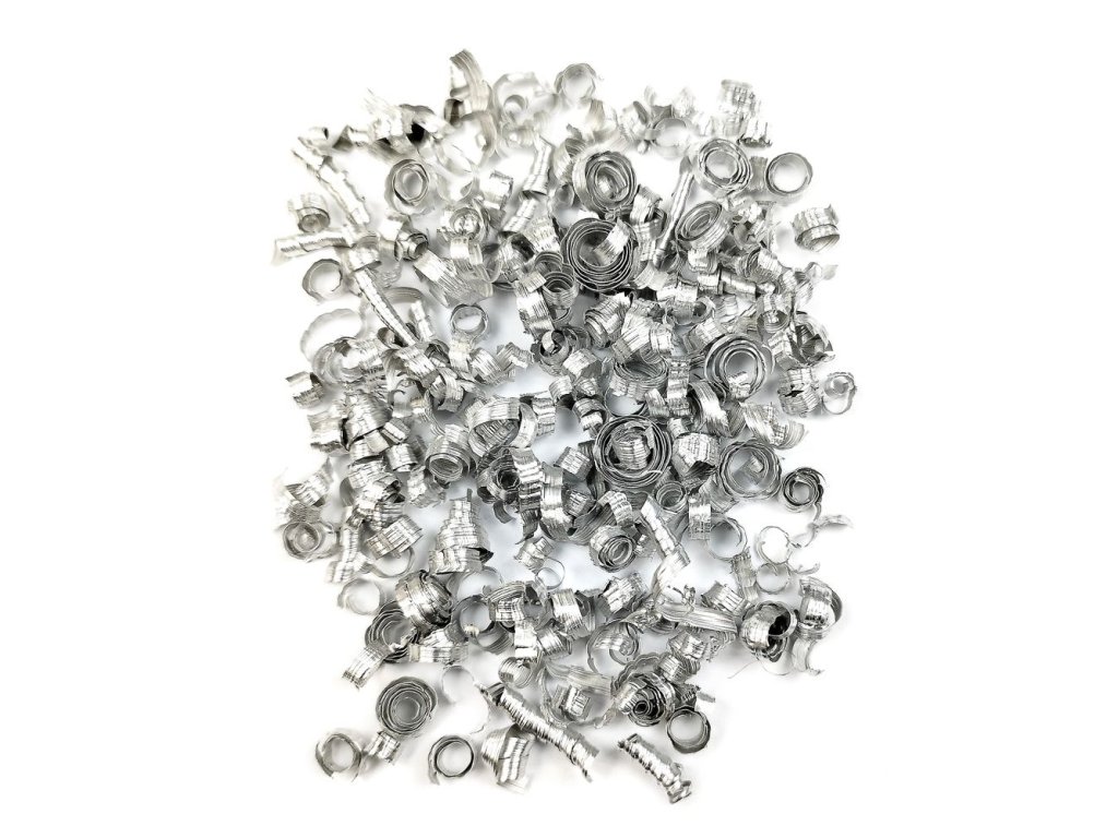 Duraluminiumklammern zur Herstellung von Orgoniten, Silberlocken 10 g