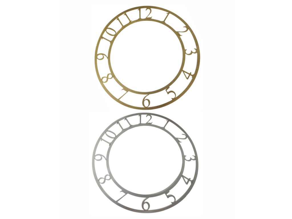 Resin Clock Face Sticker Mirror - Arabic Numerals