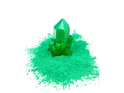 Metalický prášek do pryskyřice - smaragdový
