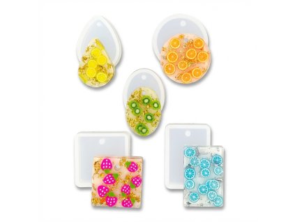 Silikonové formy – sada na výrobu přívěsků