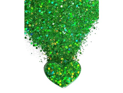 Holografischer Glitzer für Epoxidharz 10 g – Grün