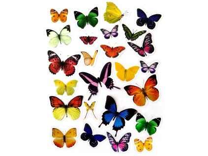 1994 set nalepek motylu vice druhu