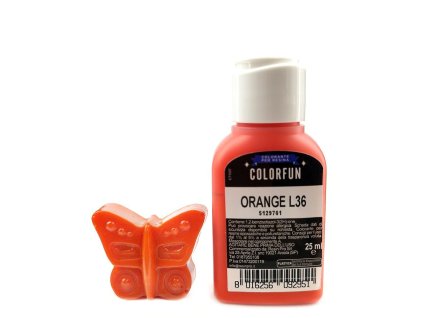 Oranžová farba do živice rada COLORFUN 25 ml