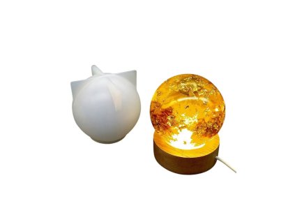 Set for making a lamp from epoxy resin