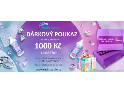 darkový certifikat 1000