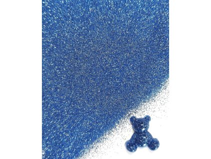 Holographic glitter for resin 10 g - light blue