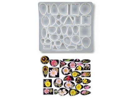 Silikonová forma – přívěsky a klíčenky