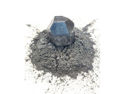 Metalické prášky do pryskyřice - černé odstíny