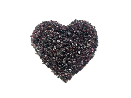 Natürliche getrommelte Mineralien – Granat 2–8 mm