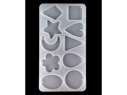 Silicone molds for epoxy resin - pendants and key chains