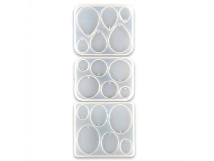 Silikonové formy – přívěsky a náušnice