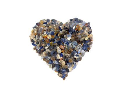 Natural tumbled minerals - Blue chalcedony 3-12 mm