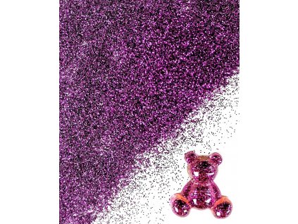 Třpytky glitrové do pryskyřice 10g - fialové
