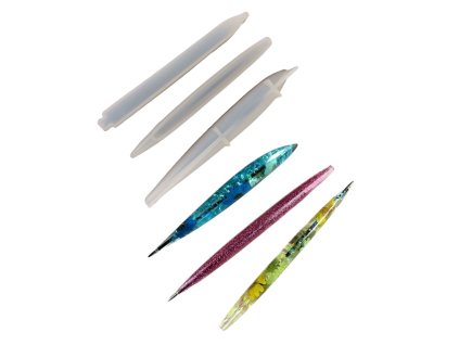 Silicone molds for epoxy resin - pens