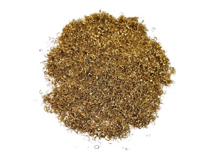 Železné špony pro výrobu orgonitů zlato-hnědé jemné 30 g