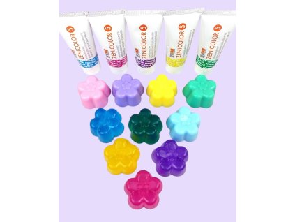 Seifenfarbe – ein Set mit fünf Farben