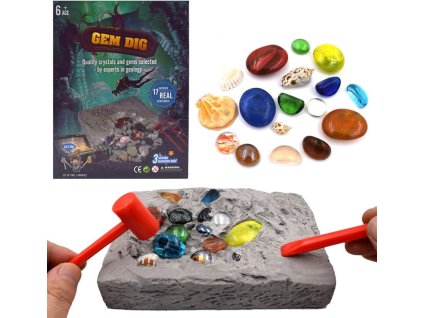 Archeologická sada pro děti - křišťálový důl