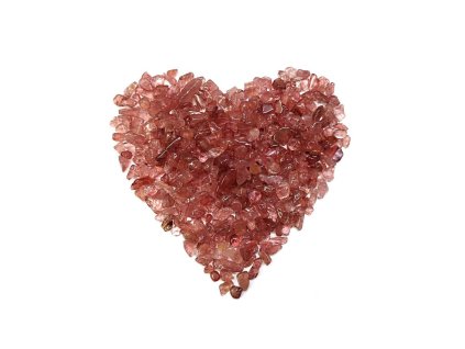 Natural Tumbled Minerals – Strawberry Quartz 5–7 mm