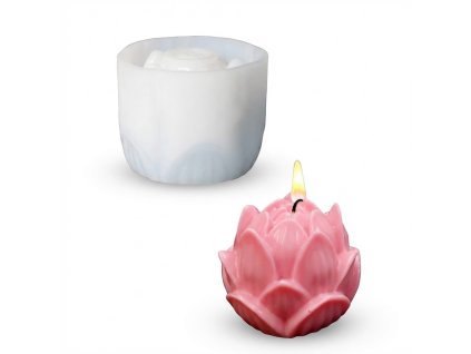 Silikonová forma na svíčku – lotosový květ