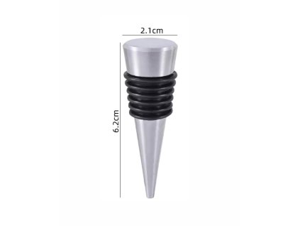 Metal wine stopper with silicone seal - semi-finished product to be completed