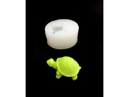 Silicone mold - turtle small 3D