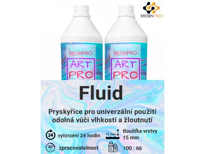 Epoxidová pryskyřice Fluid (vhodná pro kontakt s potravinami)