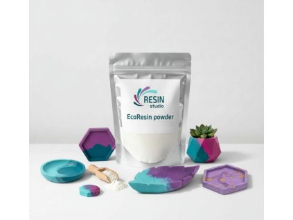 EcoResin powder – ekologická kreativní hmota pro odlévání